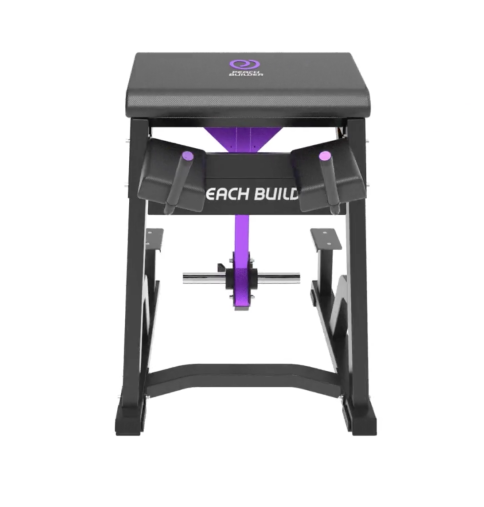 Обратная гиперэкстензия серии Peach Builder PB407 на свободных весах (нагружаемая дисками 50мм)