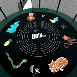 Батут UNIX line SUPREME GAME 10 ft + Basketball синий