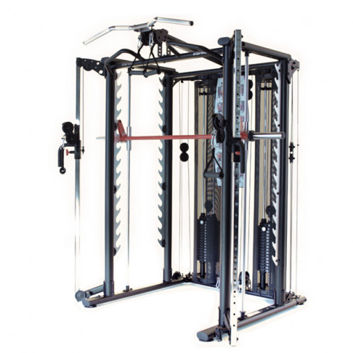 Многофункциональный силовой комплекс Inspire SCS Functional Trainer на базе Машины Смита с грузоблоками и турником
