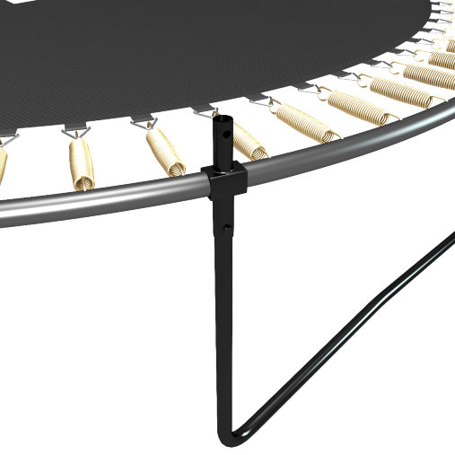 Батут пружинный с защитной сеткой UNIX line SUPREME GAME 16ft (зеленый) + баскетбольный набор Батут пружинный с защитной сеткой UNIX line SUPREME GAME 16ft (зеленый) + баскетбольный набор