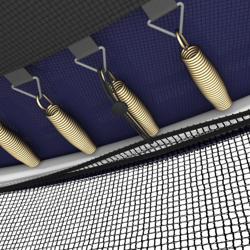 Батут пружинный с защитной сеткой UNIX line SUPREME GAME 16ft (зеленый) + баскетбольный набор Батут пружинный с защитной сеткой UNIX line SUPREME GAME 16ft (зеленый) + баскетбольный набор