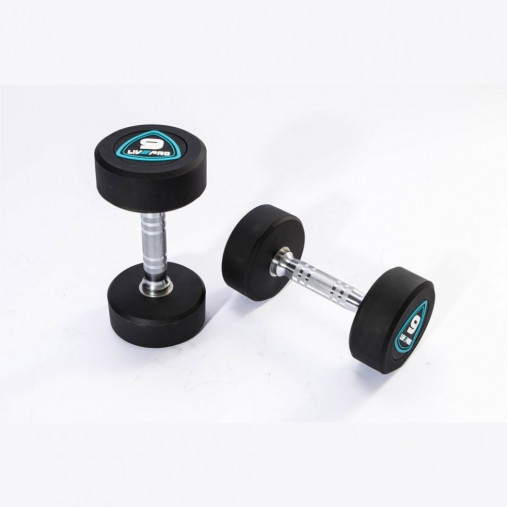 Гантели в уретане LIVEPRO Studio Dumbbells 3 кг, черный/синий Гантели в уретане LIVEPRO Studio Dumbbells 3 кг, черный/синий
