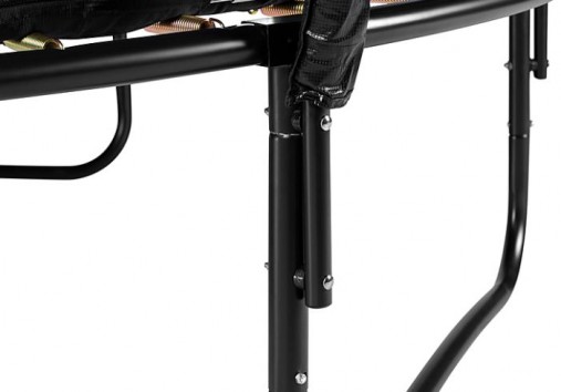 Батут Hasttings Air Game Basketball 12FT (3,66 м) с баскетбольным кольцом + внутренней сеткой и двухсторонним защитным матом (зеленый/синий)