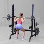 Силовая стойка Body-Solid ProClub GPR370B для жимов и приседов со штангой (черная)