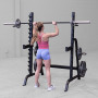 Силовая стойка Body-Solid ProClub GPR370B для жимов и приседов со штангой (черная)
