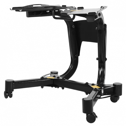 Стенд для регулируемых гантелей HYFIT для хранения пары гантелей весом 16 кг, 24 кг или 40 кг.