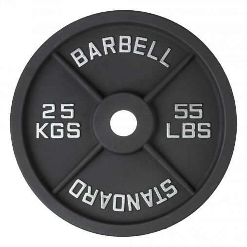 Диск олимпийский 51 мм. чугунный окрашенный VictoryFit VF-SC512500 (25 кг)