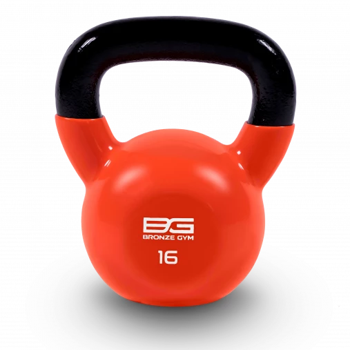 Гиря BRONZE GYM в виниловой оболочке 16 кг