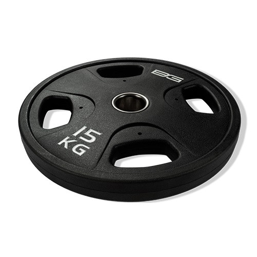 Диск олимпийский черный 15 кг BRONZE GYM полиуретан