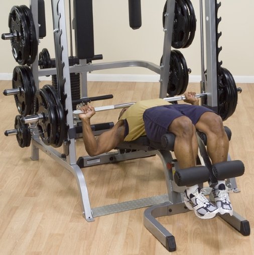 Машина Смита + Силовая стойка для штанги Body-Solid GS348 Машина Смита + Силовая стойка для штанги Body-Solid GS348