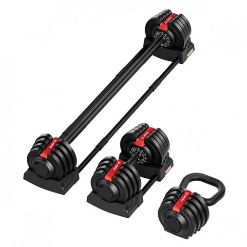 Набор регулируемый HYFIT 18 кг, штанга (2-19 кг) / гантель (1,5-18 кг) / гиря (1-10 кг) Набор регулируемый HYFIT 18 кг, штанга (2-19 кг) / гантель (1,5-18 кг) / гиря (1-10 кг)