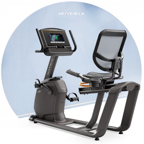 Горизонтальный домашний велотренажер Matrix R30 XER-V2 с сенсорным 10-дюймовым дисплеем Горизонтальный домашний велотренажер Matrix R30 XER-V2 с сенсорным 10-дюймовым дисплеем