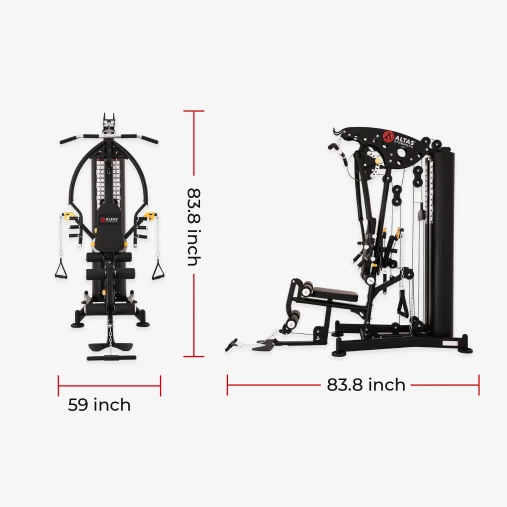 Многофункциональный тренажер с жимом ногами REBEL G9LP (на базе Rebel G7 и опции Жим ногами)