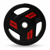 Диск обрезиненный c хватом UNIX Fit PRO 25 кг, 51 мм, олимпийский, красный Диск обрезиненный c хватом UNIX Fit PRO 25 кг, 51 мм, олимпийский, красный