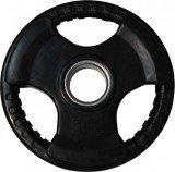 Диск обрезиненный черный, тройной хват, D 51 мм, 5 кг