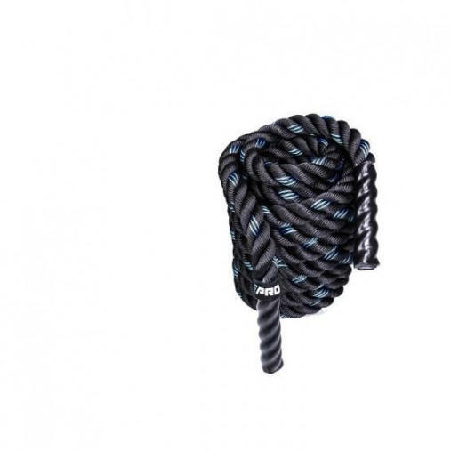 Тренировочный канат LIVEPRO Battle Rope 5 см x 12 м, черный Тренировочный канат LIVEPRO Battle Rope 5 см x 12 м, черный