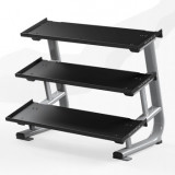 MATRIX Magnum MG-A544 Короткая трехъярусная стойка для гантелей с плоскими полками MATRIX Magnum MG-A544 Короткая трехъярусная стойка для гантелей с плоскими полками