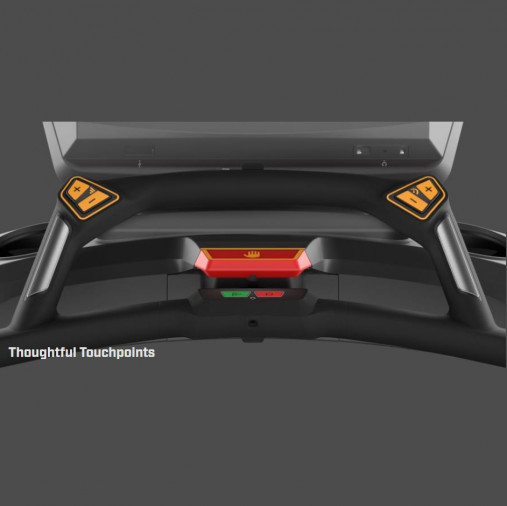 Беговая дорожка Matrix Performance Plus. Консоль Touch XL Base - сенсорный экран диагональю 22 дюйма