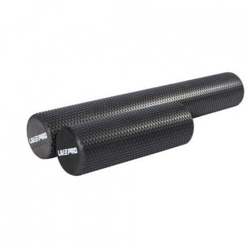 Массажный ролл LIVEPRO EVA Foam Roller 45 x 15 см, черный