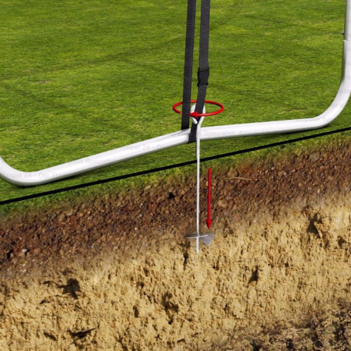 Батут пружинный с защитной сеткой UNIX line SUPREME GAME 16ft (синий) + баскетбольный набор