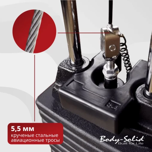 Силовой мультицентр Body Solid G3S со встроенным стеком 73 кг.