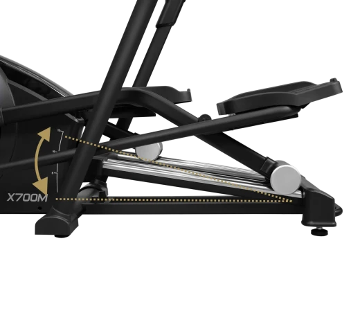 Эллиптический тренажер с автонаклоном BRONZE GYM X700M