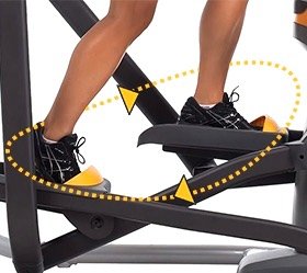 Разработанная Институтом Купера траектория Bioradius Perfect Stride для наилучшего аэробного результата