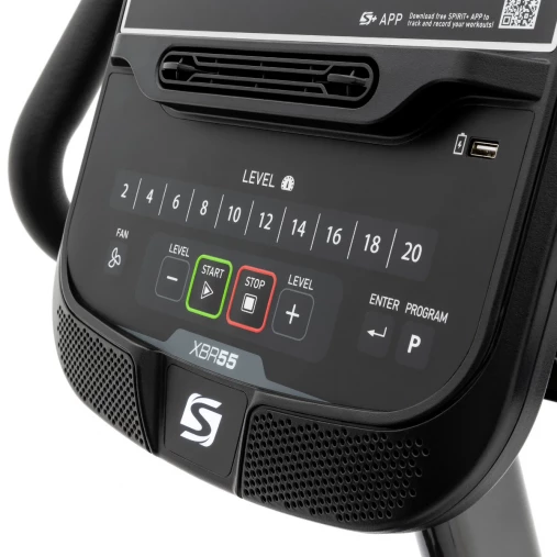 Велотренажер горизонтальный SPIRIT XBR55ENT BLACK Велотренажер горизонтальный SPIRIT XBR55ENT BLACK