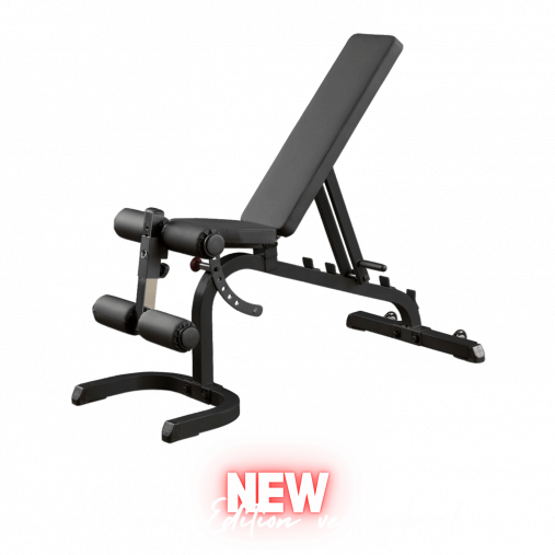 Универсальная регулируемая силовая скамья Body-Solid GFID31 (черная) для пресса, упражнений со штангой и гантелями