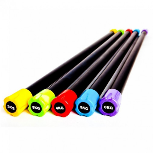 Aerofit B-BB-6K Бодибар, 6 кг, наконечник - темно-красный Aerofit B-BB-6K Бодибар, 6 кг, наконечник - темно-красный