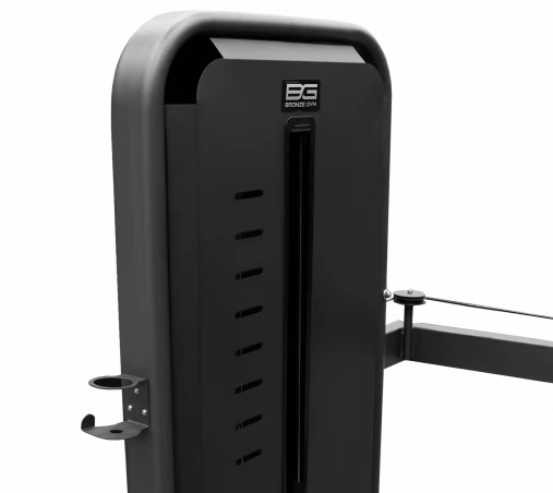 Жим ногами профессиональный BRONZE GYM MIGHT 03 грузоблочный силовой тренажер со стеком 100кг